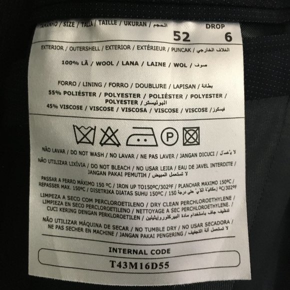 Sacoor Brothers Men's Navy Suit - Picture 7 of 16